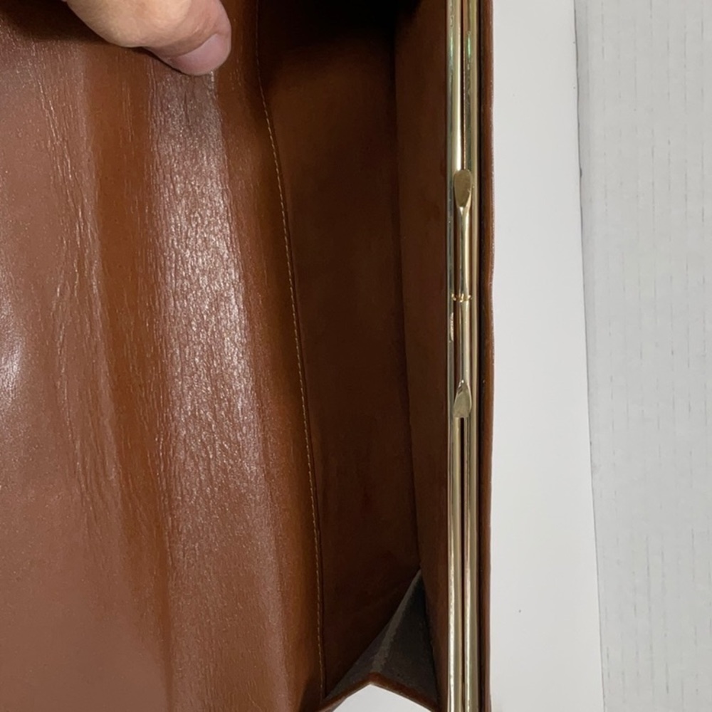TED Lapidus clutch/wallet Brown Leather - Picture 10 of 15